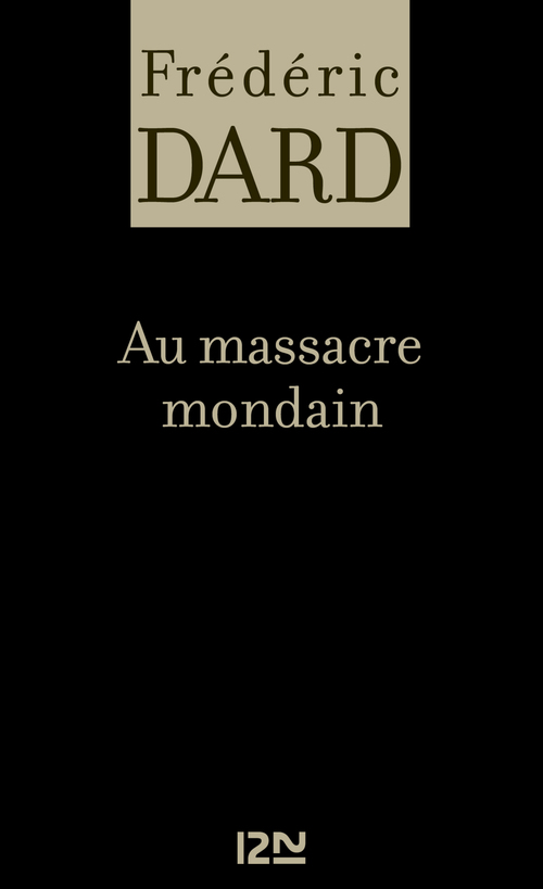 ebook cover of Au massacre mondain, by Frederic Dard