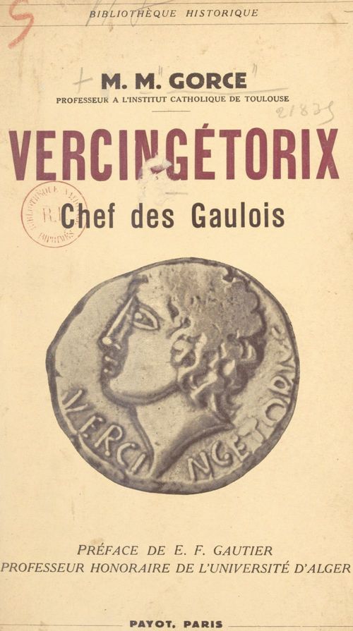 ebook cover of Vercingétorix, chef des gaulois, by Maxime-M. Gorce