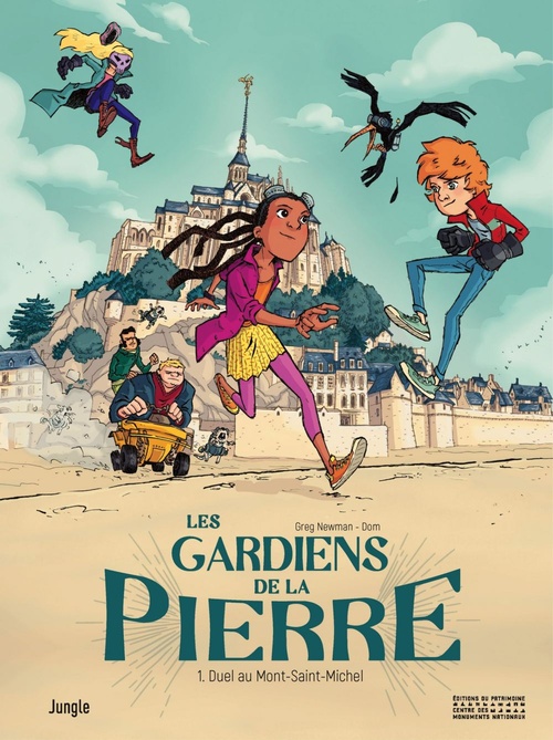 Couverture ebook de Les Gardiens de la pierre - Tome 1 - duel au Mont-Saint-Michel, de Dom, Greg Newman