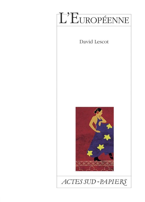 Couverture ebook de L'Européenne, de David Lescot