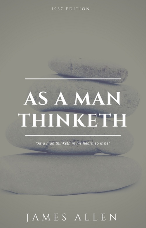 ebook cover of As a Man Thinketh, by James Allen