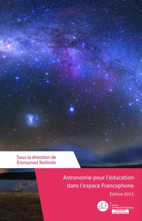 Couverture ebook de Astronomie pour l´éducation dans l´espace Francophone, de Emmanuel Rollinde