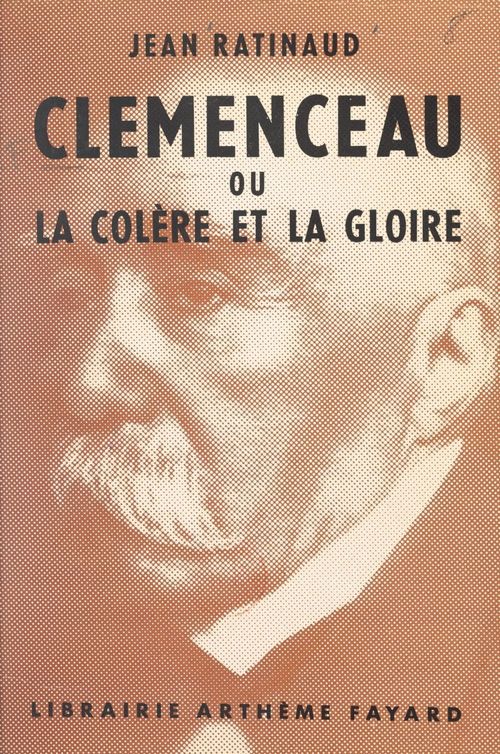 Couverture ebook de Clemenceau, de Jean Ratinaud