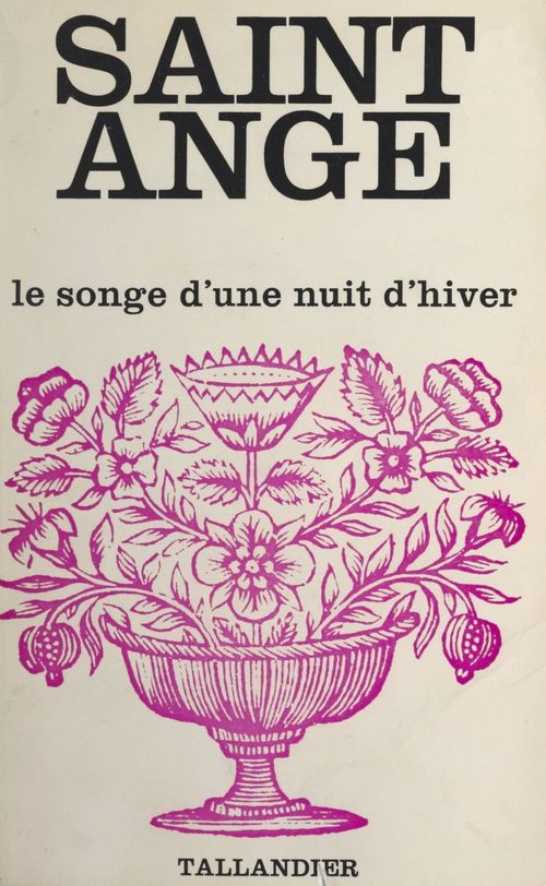 Couverture ebook de Le songe d'une nuit d'hiver, de Saint-Ange