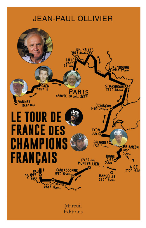 ebook cover of Le tour de France des champions français, by Jean-Paul Ollivier