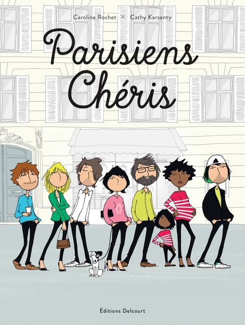 Couverture ebook de Parisiens chéris, de Cathy Karsenty, Caroline Rochet