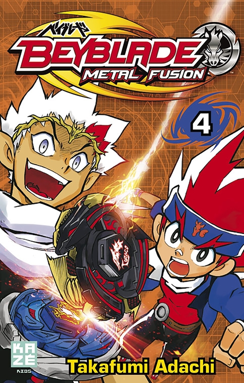 Couverture ebook de Beyblade Metal Fusion T04, de Takafumi Adachi