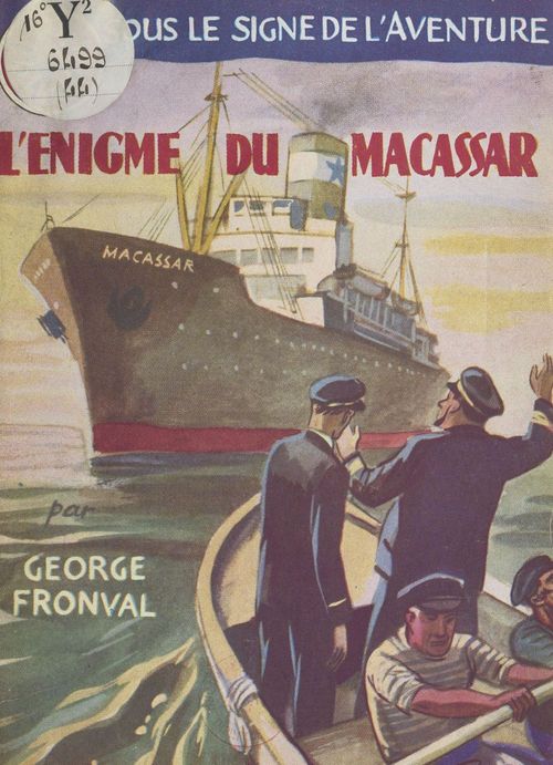 Couverture ebook de L'énigme du macassar, de George Fronval