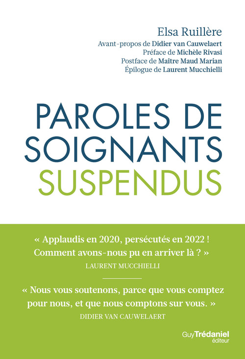 ebook cover of Paroles de soignants suspendus, by Elsa Ruillère