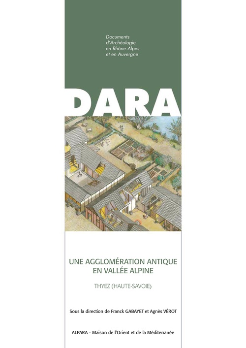 ebook cover of Une agglomération antique en vallée alpine, by Agnes Verot, Franck Gabayet