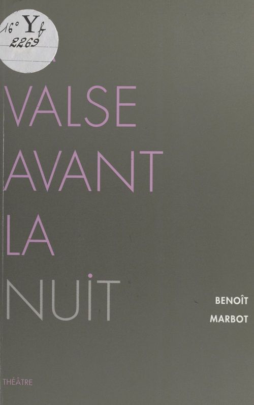 Couverture ebook de La valse avant la nuit, de Benoît Marbot