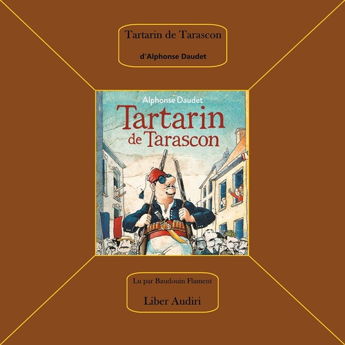 Couverture audiobook de Tartarin de Tarascon, de Alphonse Daudet