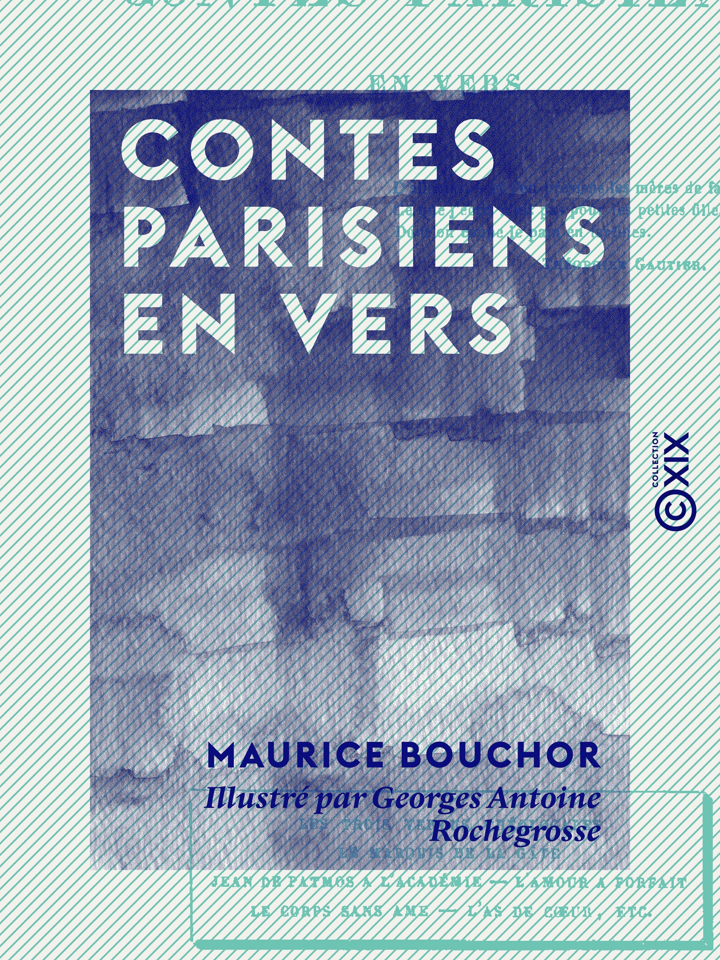 Couverture ebook de Contes parisiens en vers, de Maurice Bouchor