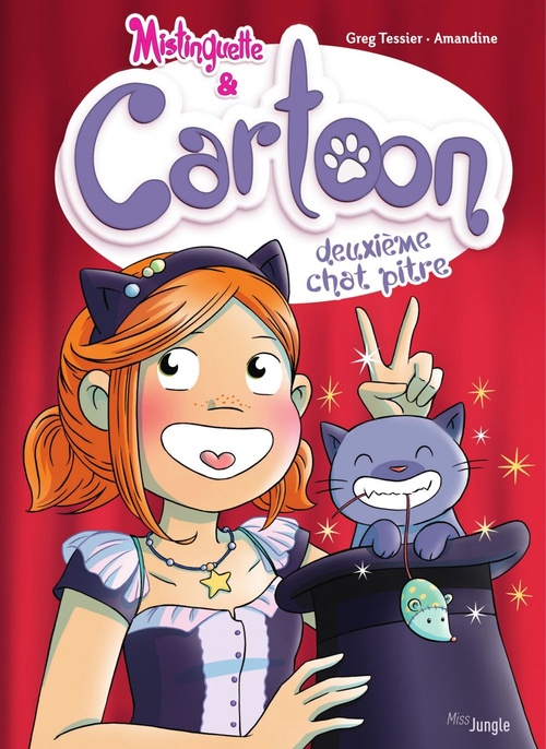ebook cover of Cartoon, le chat de Mistinguette - Tome 2, by Grégory Tessier, Amandine