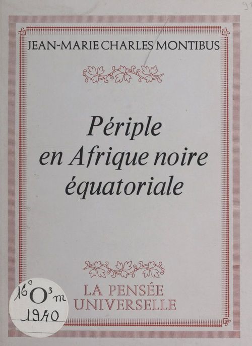 ebook cover of Périple en Afrique noire équatoriale, by Jean-Marie Charles Montibus