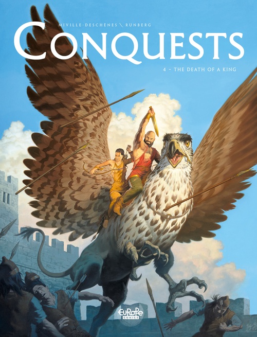 Couverture ebook de Conquests - Volume 4 - The Death of a King, de Sylvain Runberg