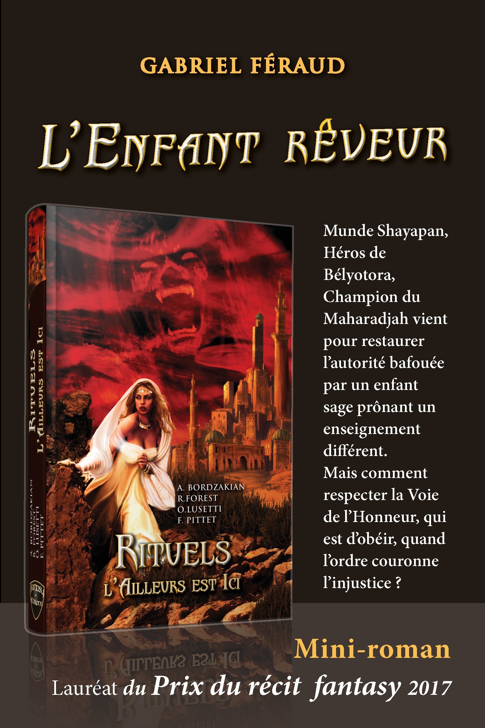 ebook cover of L'Enfant rêveur, by Gabriel Féraud