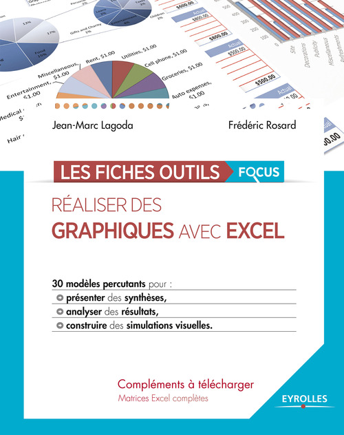 Couverture ebook de Réaliser des graphiques avec Excel, de Jean-Marc Lagoda, Frédéric Rosard