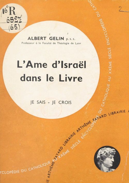 Couverture ebook de La Bible, livre de Dieu, livre des hommes (6), de Albert Gelin