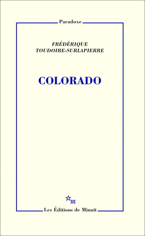 Couverture ebook de Colorado, de Frédérique Toudoire surlapierre