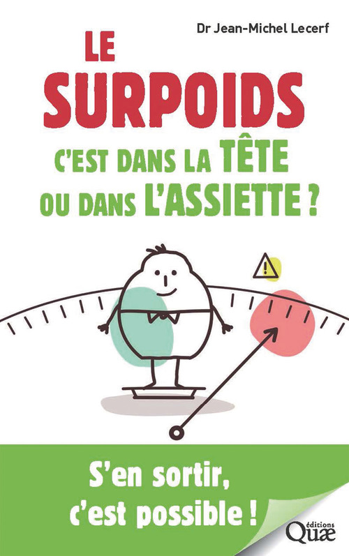 Couverture ebook de Le surpoids, c'est dans la tête ou dans l'assiette ?, de Jean-Michel Lecerf