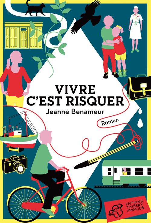 Couverture ebook de Vivre c'est risquer, de Jeanne Benameur