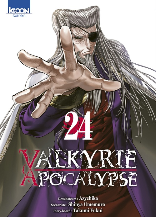 Couverture ebook de Valkyrie Apocalypse T24, de Shinya Umemura, Takumi Fukui, Ajichika