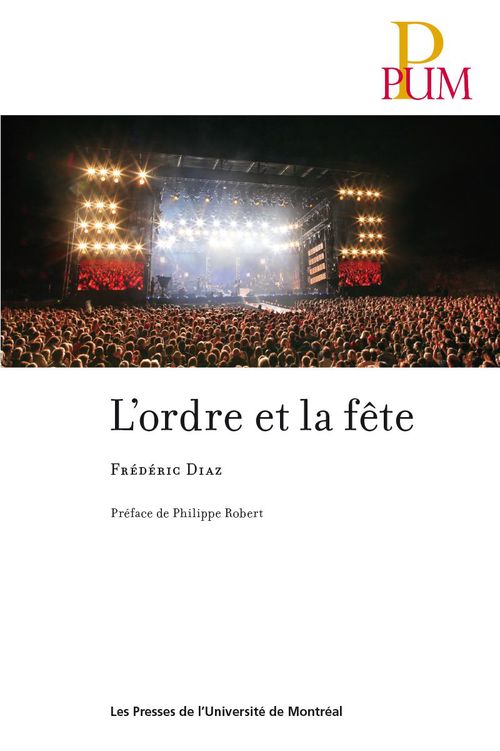 Couverture ebook de L'ordre et la fête, de Frédéric Diaz