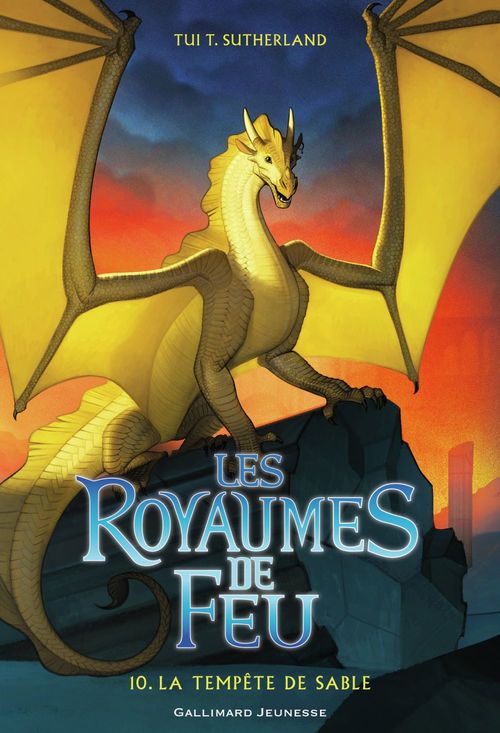 ebook cover of Les Royaumes de Feu (Tome 10) - La tempête de sable, by Tui T. Sutherland