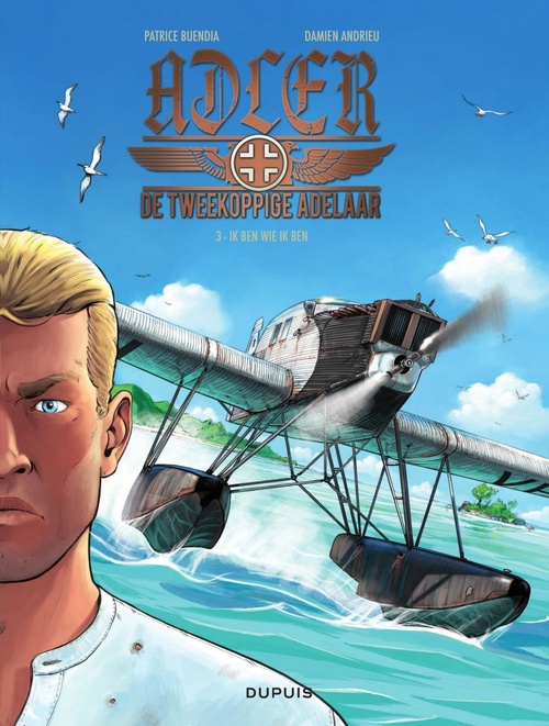 Couverture ebook de Adler - Ik ben wie ik ben, de Patrice Buendia