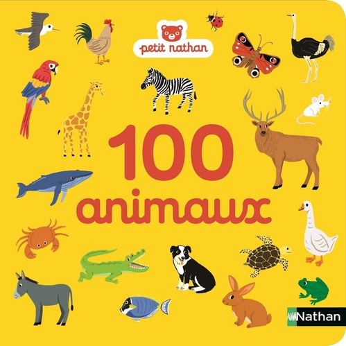 Couverture ebook de 100 animaux, de Marion Piffaretti