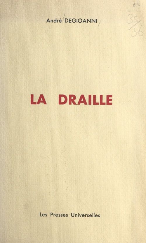Couverture ebook de La Draille, de Andre Degioanni