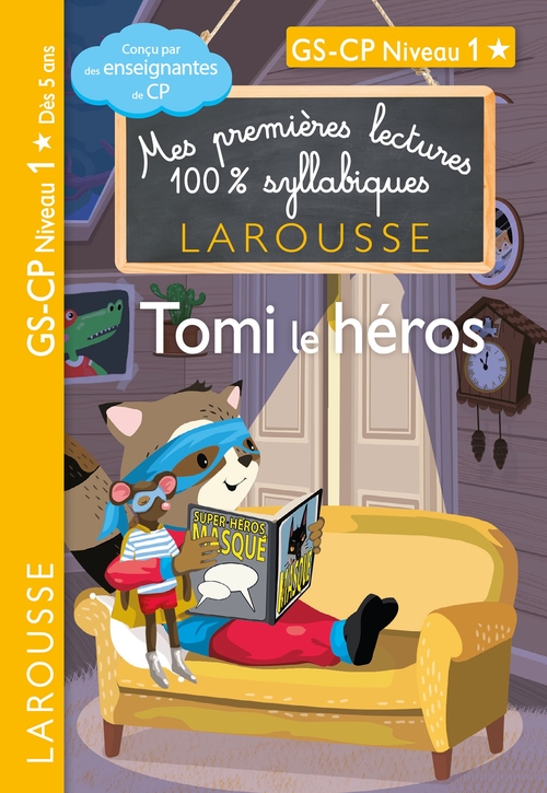 ebook cover of Premières lectures syllabiques CP Niv 1 - Tomi, le héros, by Giulia Levallois, Cécilia Stenmark, Hélène Heffner