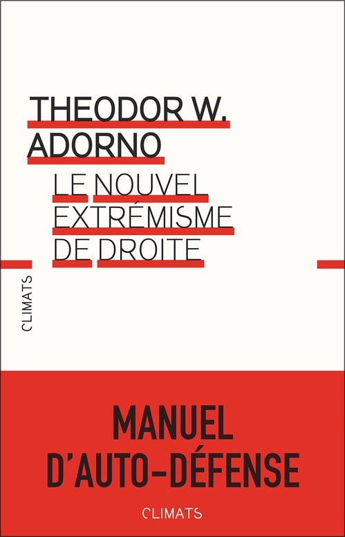 Couverture ebook de Le nouvel extrémisme de droite, de Theodor W. Adorno