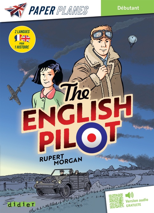 Couverture ebook de The English Pilot - Livre + mp3  - Ed. 2024, de Rupert Morgan
