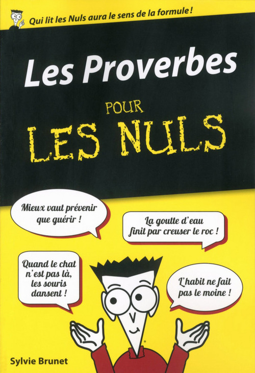 Couverture ebook de Proverbes Poche pour les Nuls, de Sylvie Brunet