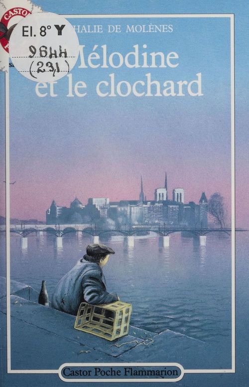 Couverture ebook de Mélodine et le clochard, de Thalie de Molènes