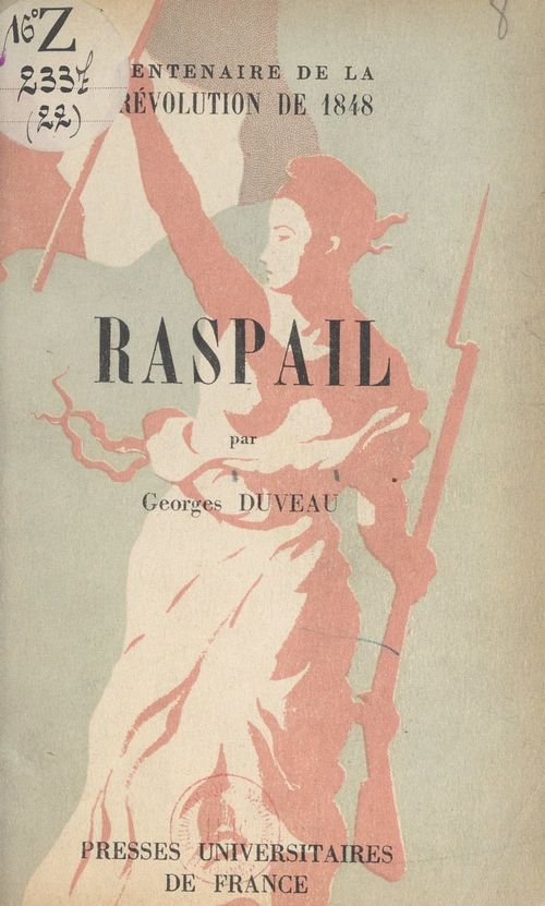 Couverture ebook de Raspail, de Georges Duveau