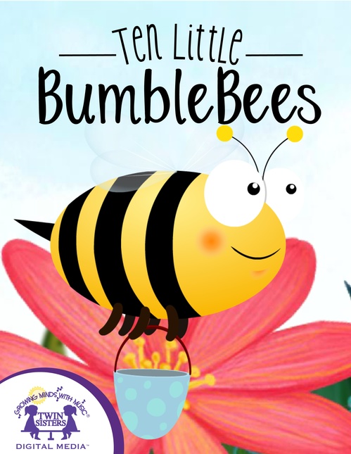 Couverture ebook de Ten Little Bumblebees, de Kim Mitzo Thompson, Karen Mitzo Hilderbrand