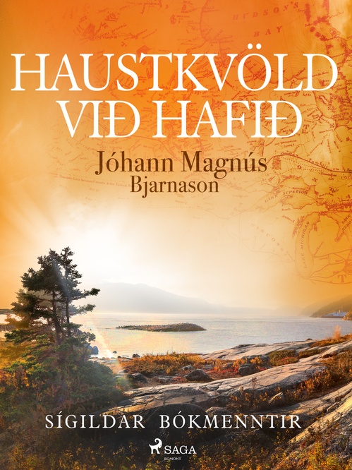 ebook cover of Haustkvöld við hafið, by Jóhann Magnús Bjarnason