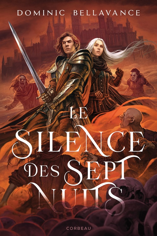ebook cover of Le silence des sept nuits, by Dominic Bellavance