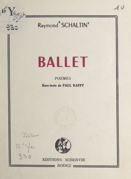 Couverture ebook de Ballet, de Raymond Schaltin