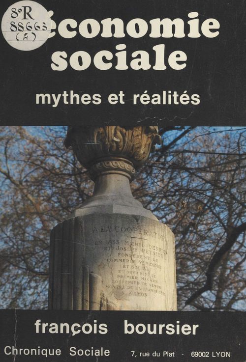ebook cover of L'Économie sociale : Mythes et réalités, by Francois Boursier
