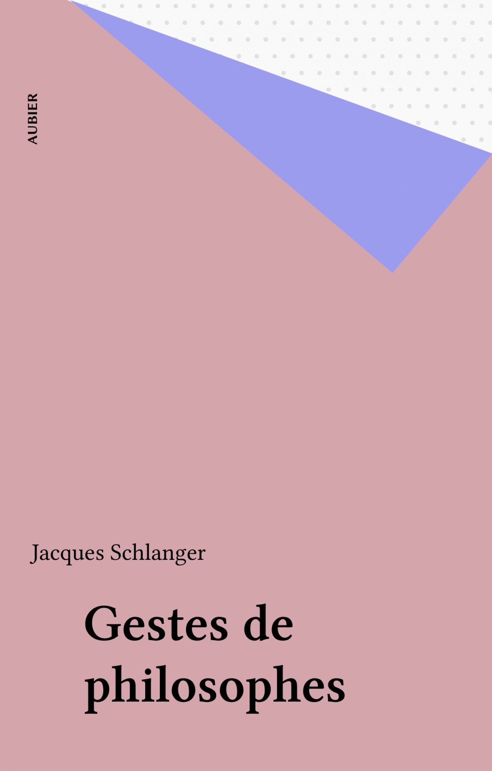 Couverture ebook de Gestes de philosophes, de Jacques Schlanger