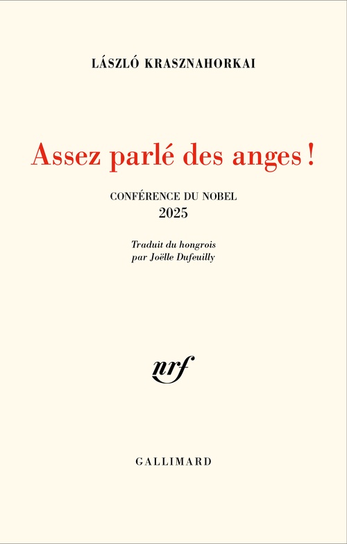 Couverture ebook de Assez parlé des anges !, de László Krasznahorkai