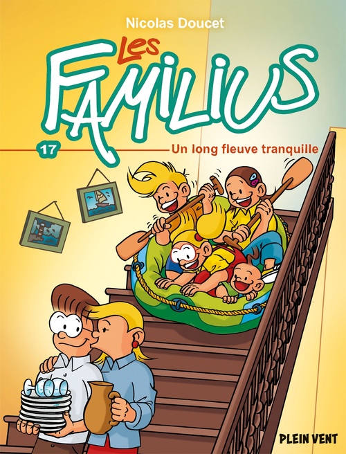 Couverture ebook de Les Familius, Un long fleuve tranquille, de Nicolas Doucet