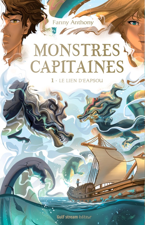 Couverture ebook de Monstres Capitaines - Tome 1 Le Lien d'Eapsou, de Fanny Anthony