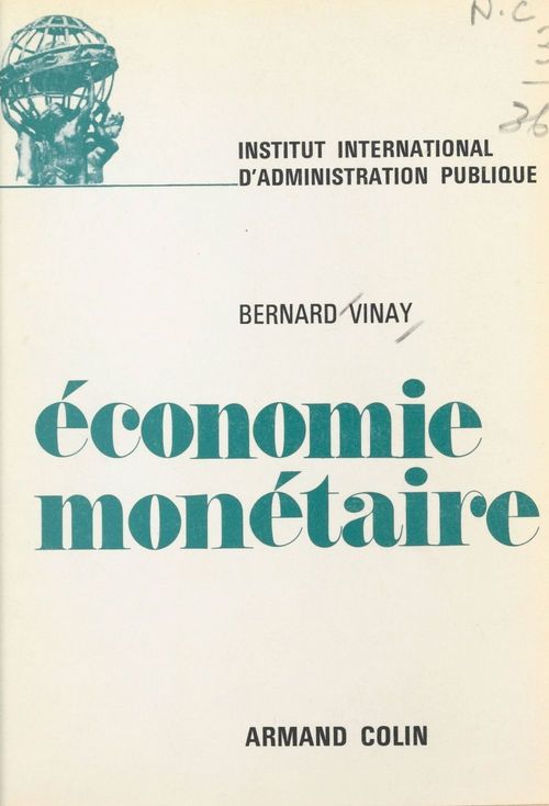 Couverture ebook de Économie monétaire, de Bernard Vinay