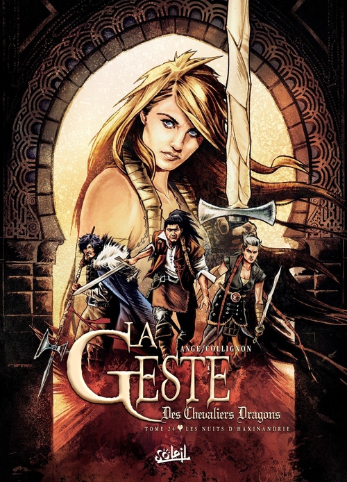ebook cover of La Geste des Chevaliers Dragons T24 - Les Nuits d'Haxinandrie, by  Ange
