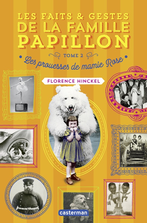 Couverture ebook de Les faits et gestes de la famille Papillon (Tome 2) - Les prouesses de mamie Rose, de Florence Hinckel